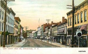 SCHNECTADY, NEW YORK Lowe State Street #1900 postcard 2164