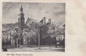 CANTON, Ohio, PU-1907; The High School