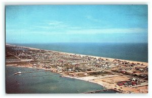 1950s Rainbow Beach Cove Dewey Postcard Delaware De View Johnny Aerial Basin pc7 