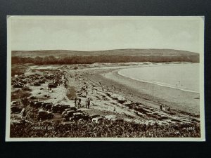 Wales The Gower OXWICH BAY c1938 Postcard by Valentine