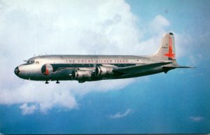 Airplanes Eastern Airlines Douglas DC-4 Over Miami In 1947