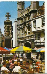 Kent Postcard - The Buttermarket & Christ Church Gateway, Canterbury Ref 18220A