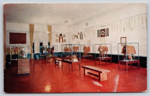 Interiors~Saddle Room Will Rogers Memorial Claremore Oklahoma~Vintage Postcard