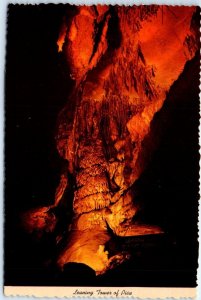 Postcard - Leaning Tower Of Pisa, Ruby Falls, Lookout Mountain - Tennessee