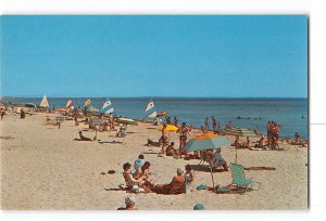 Chatham Cape Cod Massachusetts MA Vintage Postcard Hardings Beach