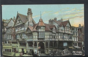 Cheshire Postcard - The Cross, Chester    RS11149