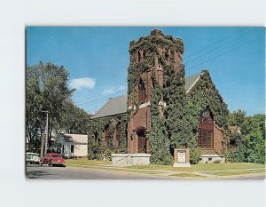 Postcard First Congregational Church, Eagle River, Wisconsin