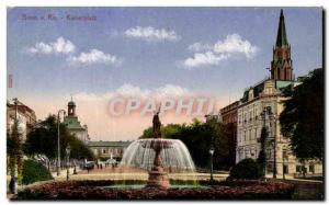 Old Postcard Bonn Kaiserplatz