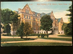 Vintage Postcard 1907-1915 Main Building St. Mary's Notre Dame Indiana (IN)