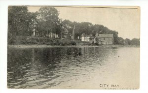 VT - North Hero. City Bay on Lake Champlain   (crease)