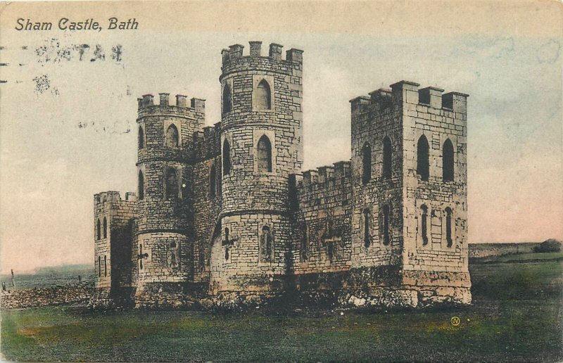 Postcard UK England Bath, Somerset sham castle