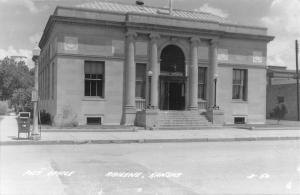 Abilene Kansas Post Office Real Photo Antique Postcard K105565