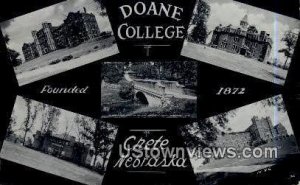 Real Photo - Doane College - Crete, Nebraska NE  