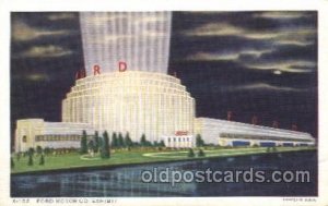 Ford Rotunda 1933 Chicago, Illinois USA Worlds Fair Exposition Unu...