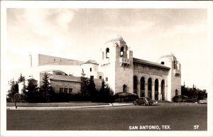 San Antonio Texas Municipal Auditorium RPPC Postcard Z26