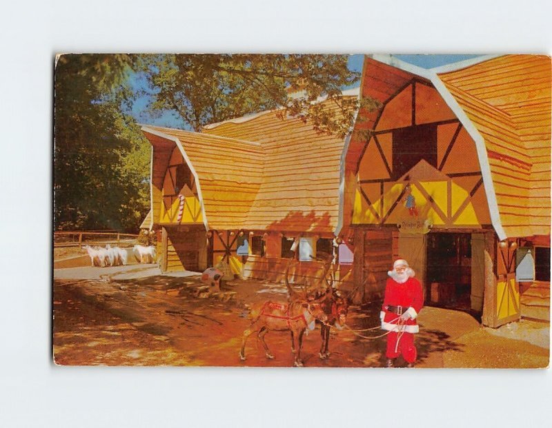 Postcard Santa's Village, Dundee, Illinois