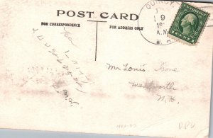 Boy Writing Letter Flag Quincy