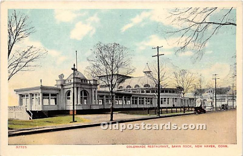 Colonnade Restaurant, Savin Rock New Haven, Connecticut, CT, USA Unused 