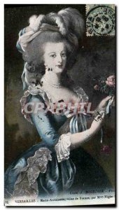 Old Postcard Versailles Marie Antoinette Queen of France Madame Vigee Lebrun