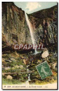 Postcard Old Surroundings Du Mont Dore La Grande Cascade