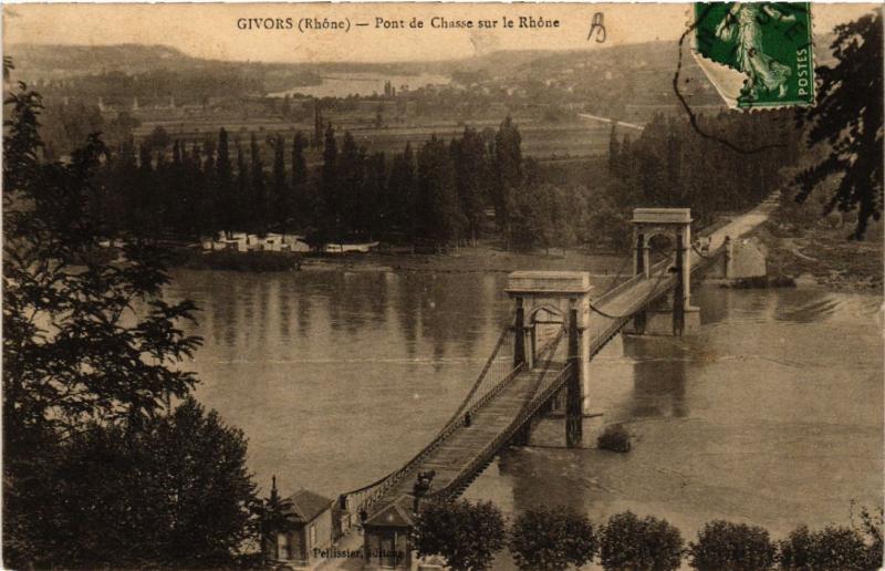 CPA GIVORS Pont de Chasse sur le Rhone (462363)