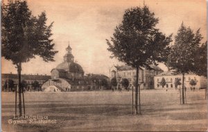 Sweden Lidköping Gamla Radhuset Vintage Postcard C122