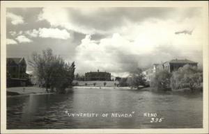 Reno NV University Real Photo Postcard rpx