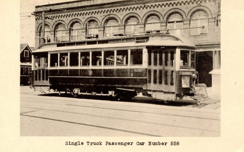 NY - Albany. Trolley, Single Truck Passenger Car