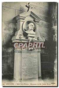 Postcard Old Church St. Maclou Pontoise Monument M Abbe Driou