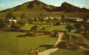 Vintage Postcard Camelback Inn Famous Mountain Landmark Near Phoenix Arizona AZ