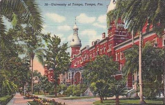 Florida Tampa University of Tampa Curteich