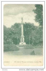 Solders' Monument and Common, Lawrence, Massachusetts, PU-00-10s