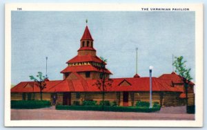 CHICAGO WORLD'S FAIR, IL Illinois  1933 ~ The UKRAINIAN PAVILION  Postcard