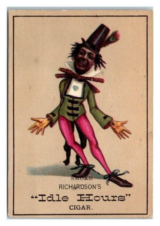 Smoke Richardson's Idle Hours Cigar Tobacco Victorian Trade Card