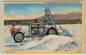 1937 Great Salt Lake UT Harvest Salt Occupational Skid Loader Tractor Teich A216