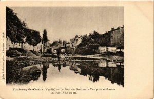 CPA FONTENAY-le-COMTE - Le Pont des Sardines (637075)