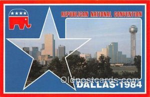 Republican National Convention Dallas, Texas 1984 Patriotic Unused 