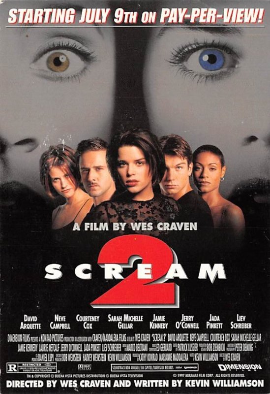 Scream 2, A Film By Wes Craven 