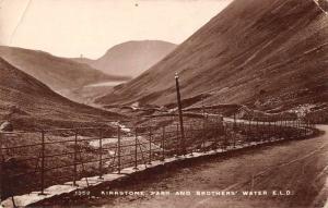 Kirkstone Pass England Bothers' Water Real Photo Antique Postcard J74986