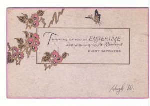 Thinking Of You At Eastertime, Vintage Embossed Card