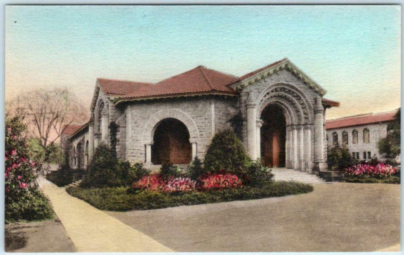 STANFORD UNIVERSITY, California CA  Handcolored ART GALLERY Albertype  Postcard