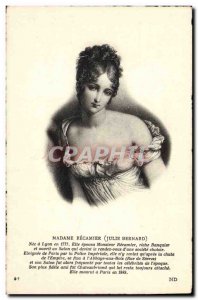 Old Postcard Mrs. Recamier