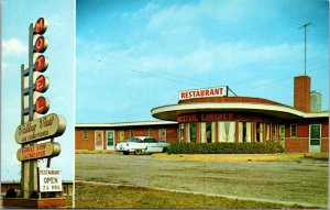 Postcard Valley View Motel and Restaurant 7200 Homestretch Road in Dayton, Ohio