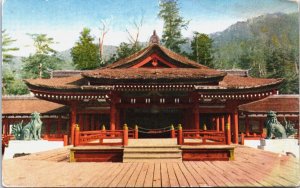 Japan Hatsukaichi Miyajima Itsukushima Shrine Vintage Postcard C163