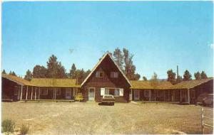 Mountain View Motel, South End of Cascade, Idaho, ID, 1971 Chrome