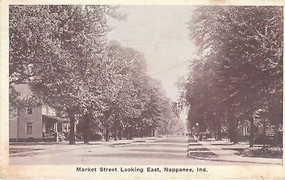 F4219 IN, Nappanee Market Street Postcard
