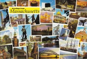 Greetings From Massachusetts Multi View
