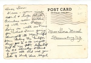 NY - Ticonderoga. Moses Circle, Liberty Monument  (creases)