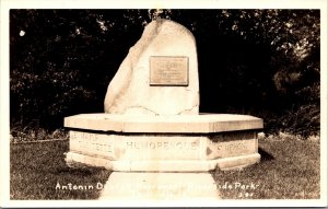 RP Postcard Antonin Dvorak Memorial Riverside Park in Spillville, Iowa~138100