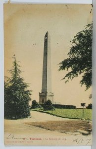 Toulouse La Colonne de 1814, c1907 Postcard K13